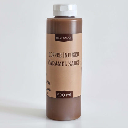 Fles coffee infused caramel sauce